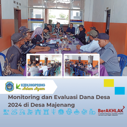 Monitoring dan Evaluasi Dana Desa 2024 di Desa Majenang