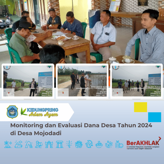 Monitoring dan Evaluasi Dana Desa Tahun 2024 di Desa Mojodadi