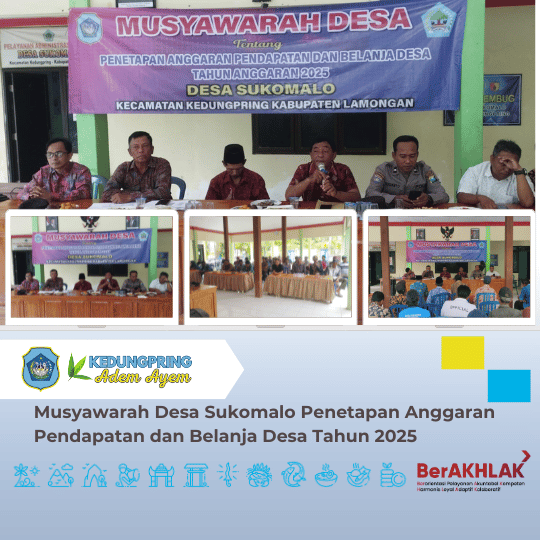 Musyawarah Desa Sukomalo Penetapan Anggaran Pendapatan dan Belanja Desa Tahun 2025