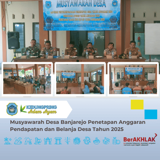Musyawarah Desa Banjarejo Penetapan Anggaran Pendapatan dan Belanja Desa Tahun 2025