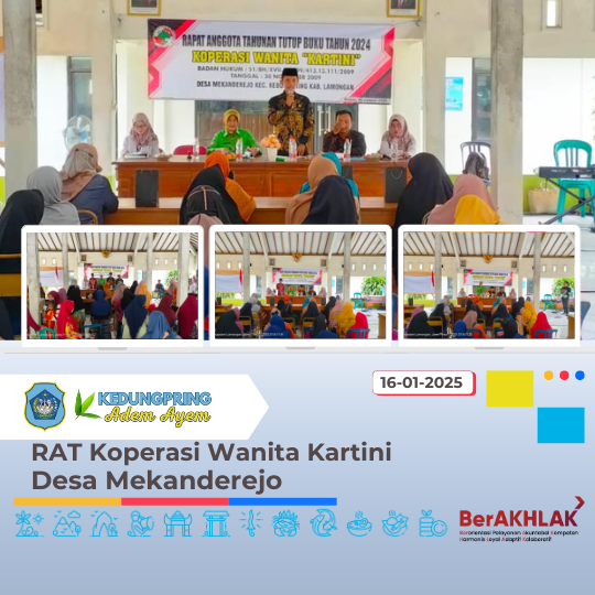RAT Koperasi Wanita Kartini Desa Mekanderejo
