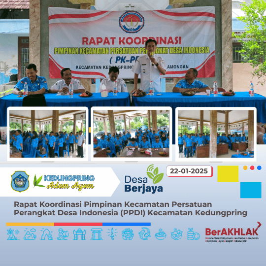 Rapat Koordinasi Pimpinan Kecamatan Persatuan Perangkat Desa Indonesia (PPDI) Kecamatan Kedungpring