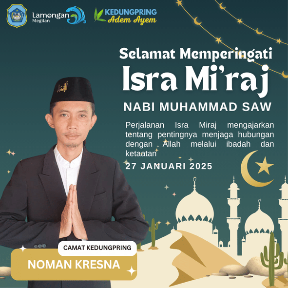 Ucapan Selamat Isra Mi'raj Nabi Muhammad SAW