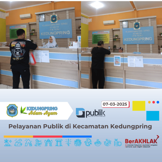 Pelayanan Publik di Kecamatan Kedungpring