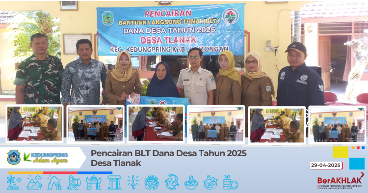 Pencairan BLT Dana Desa Tahun 2025  Desa Tlanak