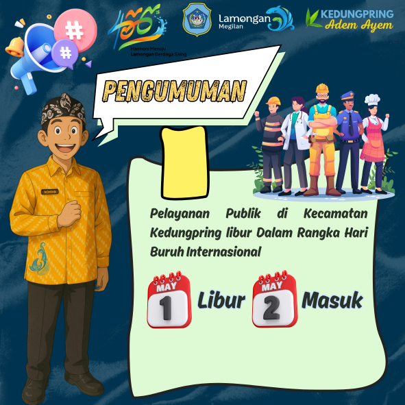Libur Pelayanan Publik Kecamatan Kedungpring