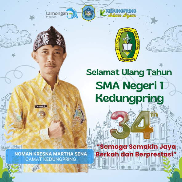 Selamat Ulang Tahun ke-34 SMA Negeri 1 Kedungpring