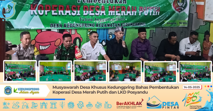 Musdesus Kedungpring Bahas Pembentukan Koperasi Desa Merah Putih dan LKD Posyandu