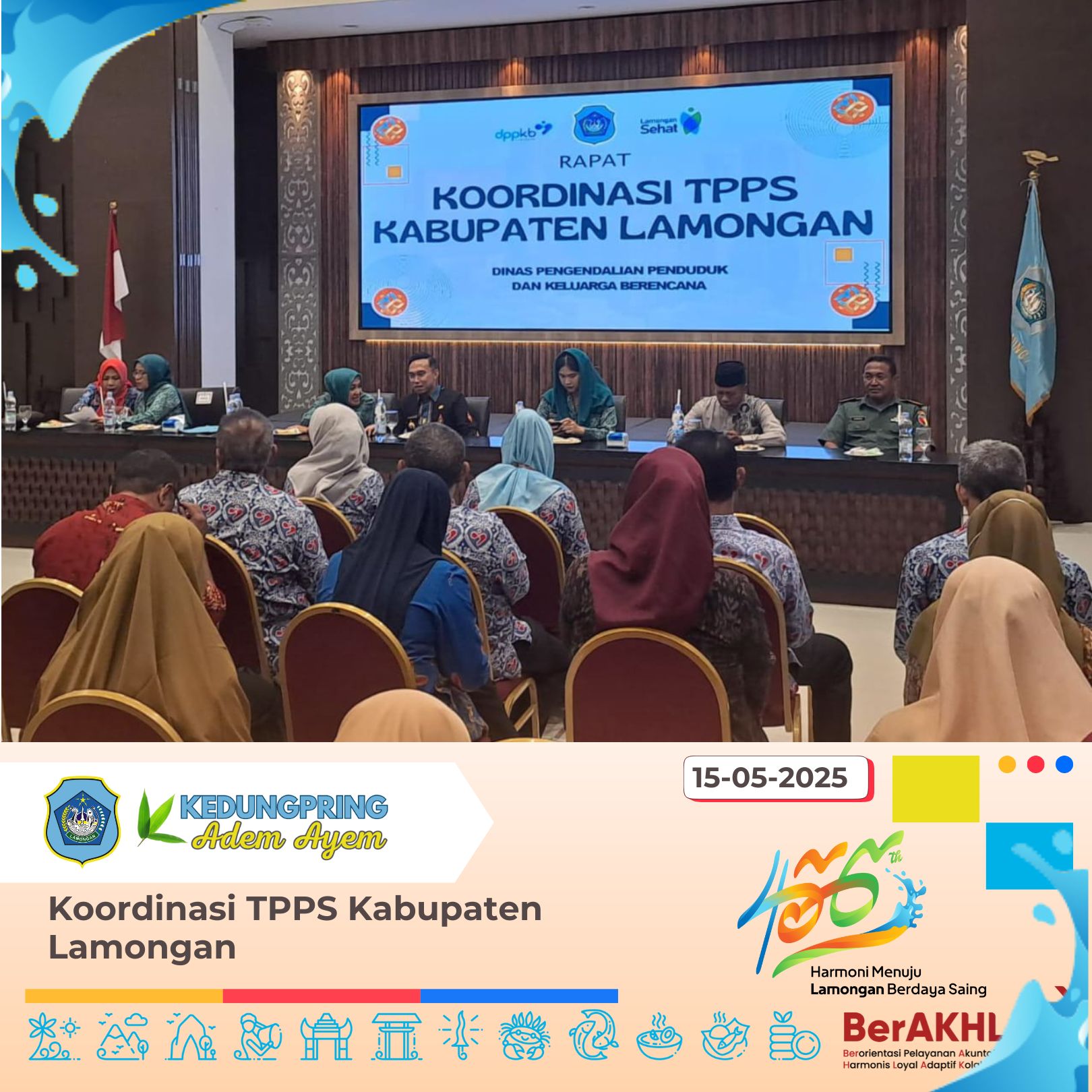 Koordinasi TPPS Kabupaten Lamongan