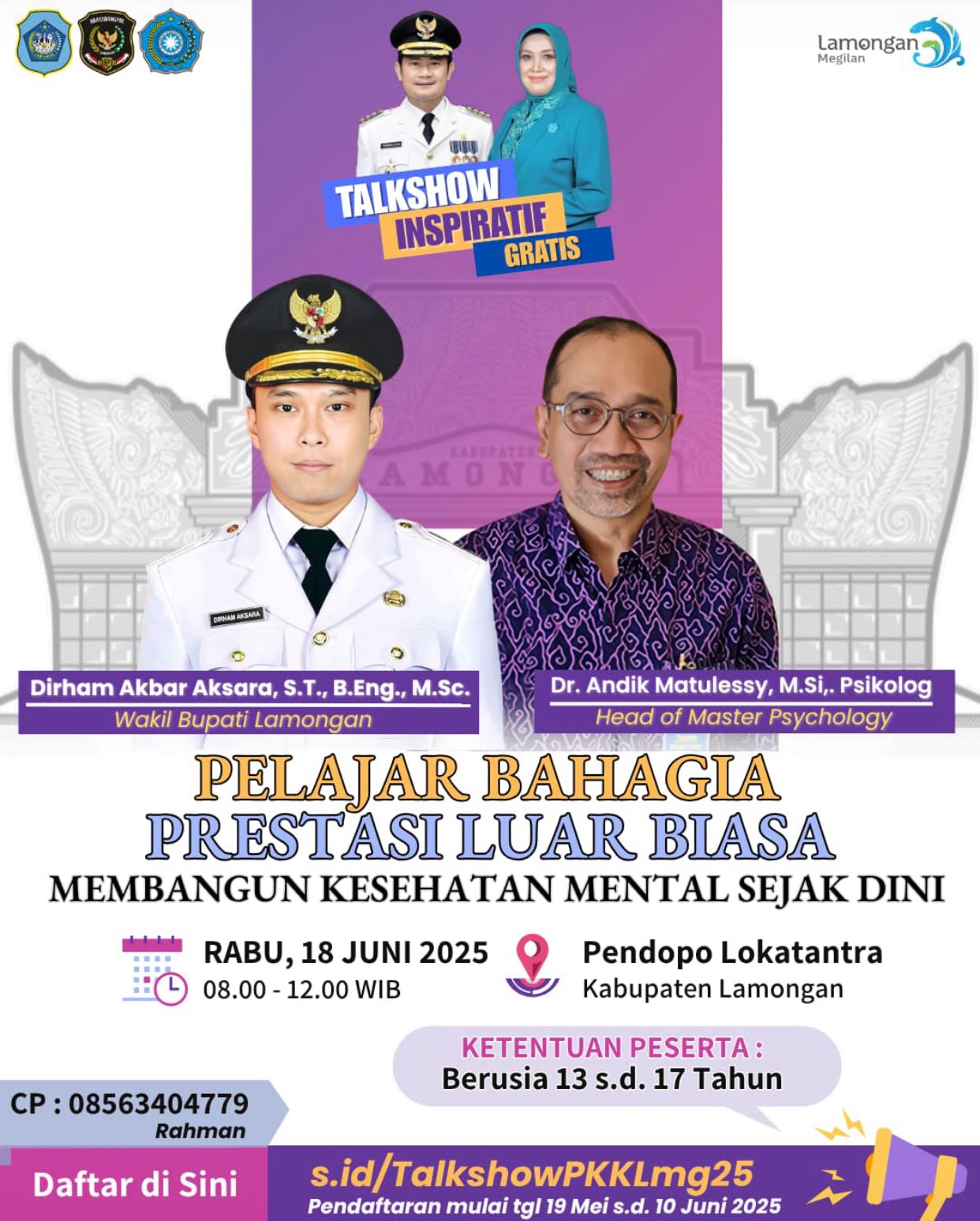 Pelajar Bahagia Prestasi Luar Biasa
