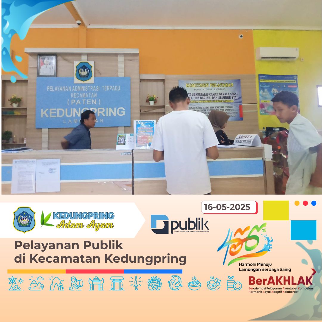 Pelayanan Publik di Kecamatan Kedungpring