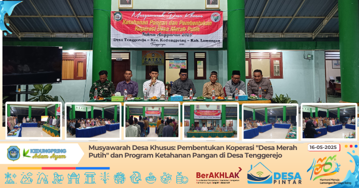 Musyawarah Desa Khusus: Pembentukan Koperasi "Desa Merah Putih" dan Program Ketahanan Pangan di Desa Tenggerejo