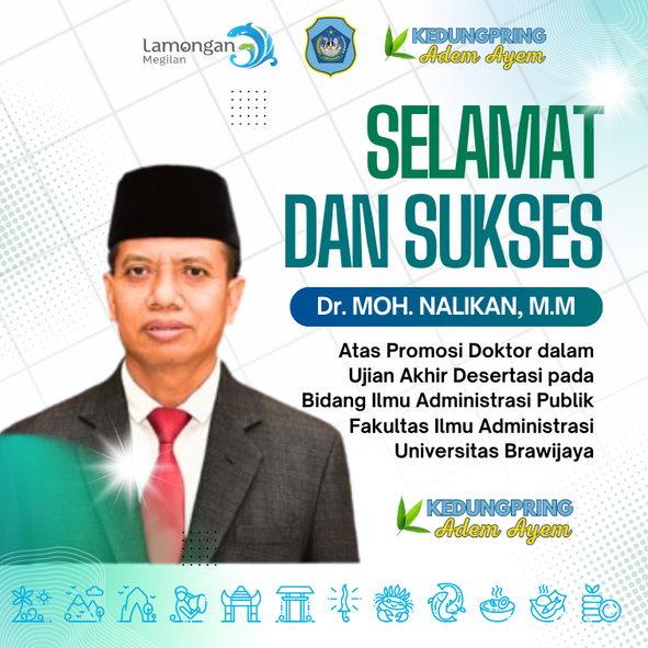 Promosi Doktor Dr. MOH. NALIKAN.,M.M