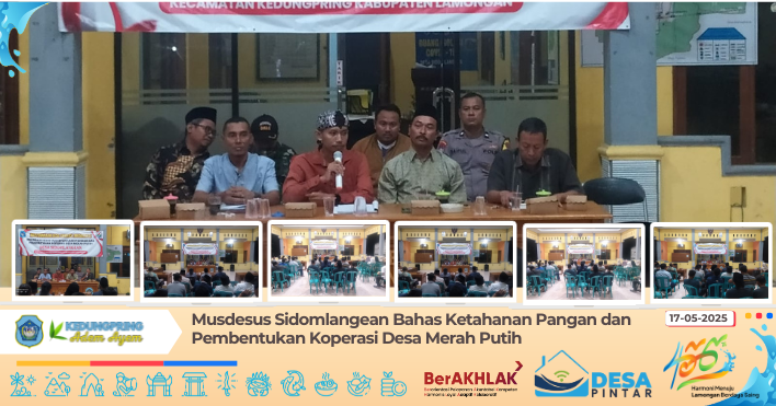 Musdesus Sidomlangean Bahas Ketahanan Pangan dan Pembentukan Koperasi Desa Merah Putih