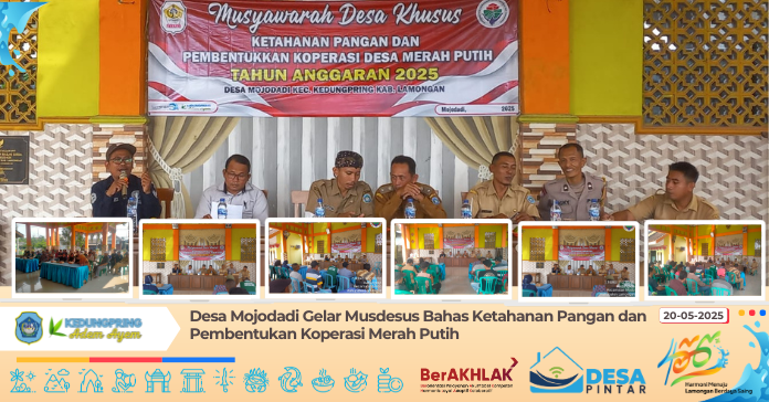 Desa Mojodadi Gelar Musdesus Bahas Ketahanan Pangan dan Pembentukan Koperasi Merah Putih