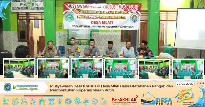 Musyawarah Desa Khusus di Desa Mlati Bahas Ketahanan Pangan dan Pembentukan Koperasi Merah Putih