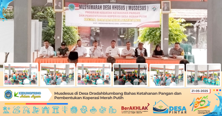 Musdesus di Desa Dradahblumbang Bahas Ketahanan Pangan dan Pembentukan Koperasi Merah Putih