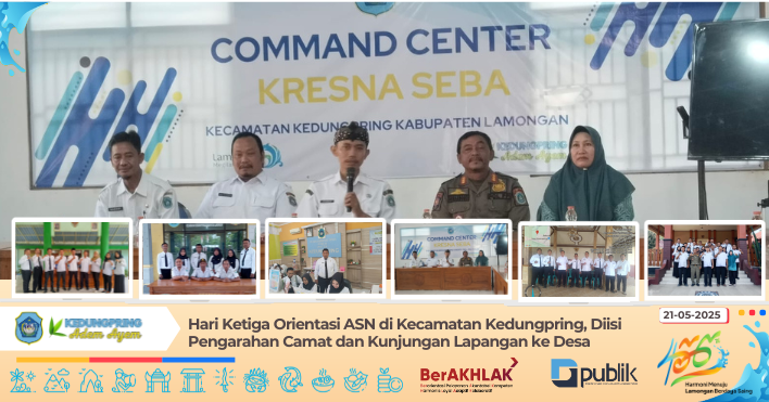 Hari Ketiga Orientasi ASN di Kecamatan Kedungpring, Diisi Pengarahan Camat dan Kunjungan Lapangan ke Desa
