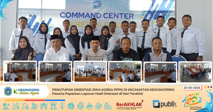 PENUTUPAN ORIENTASI JIWA KORSA PPPK DI KECAMATAN KEDUNGPRING Peserta Paparkan Laporan Hasil Orien...