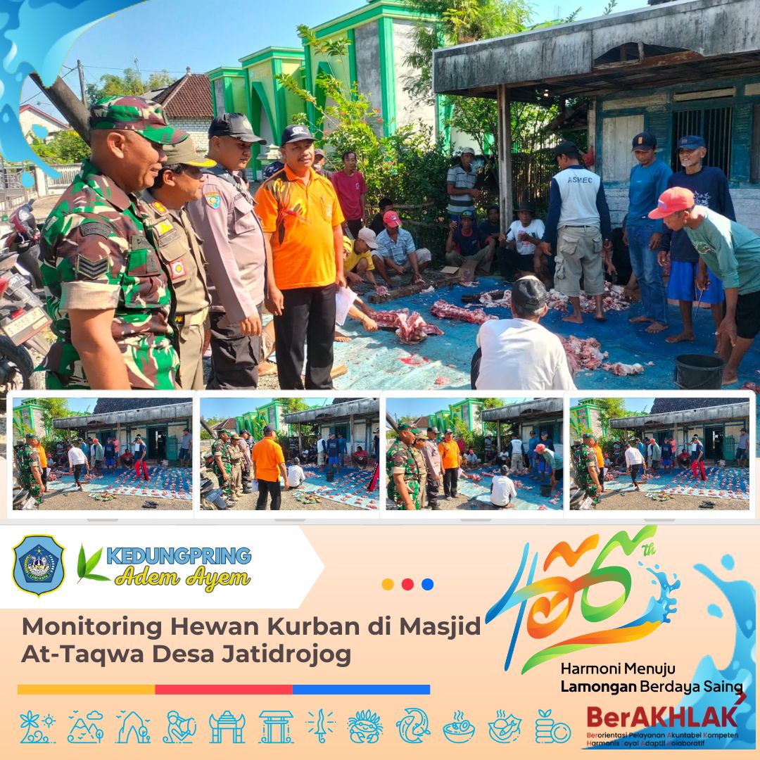 Monitoring Hewan Kurban di Masjid At-Taqwa Desa Jatidrojog