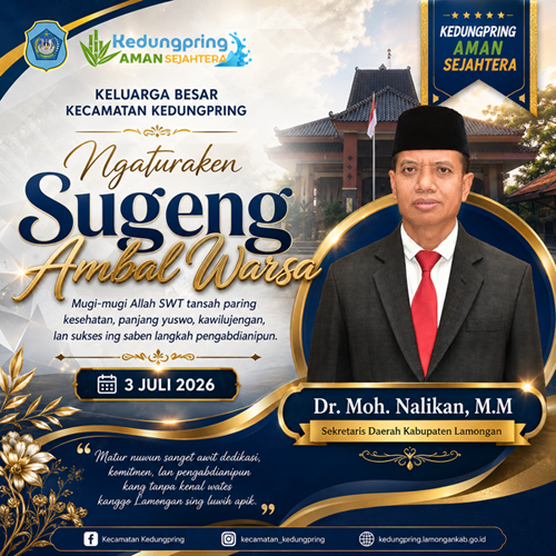 Ngaturaken Sugeng Ambal Warso Bapak Sekda Kabupaten Lamongan