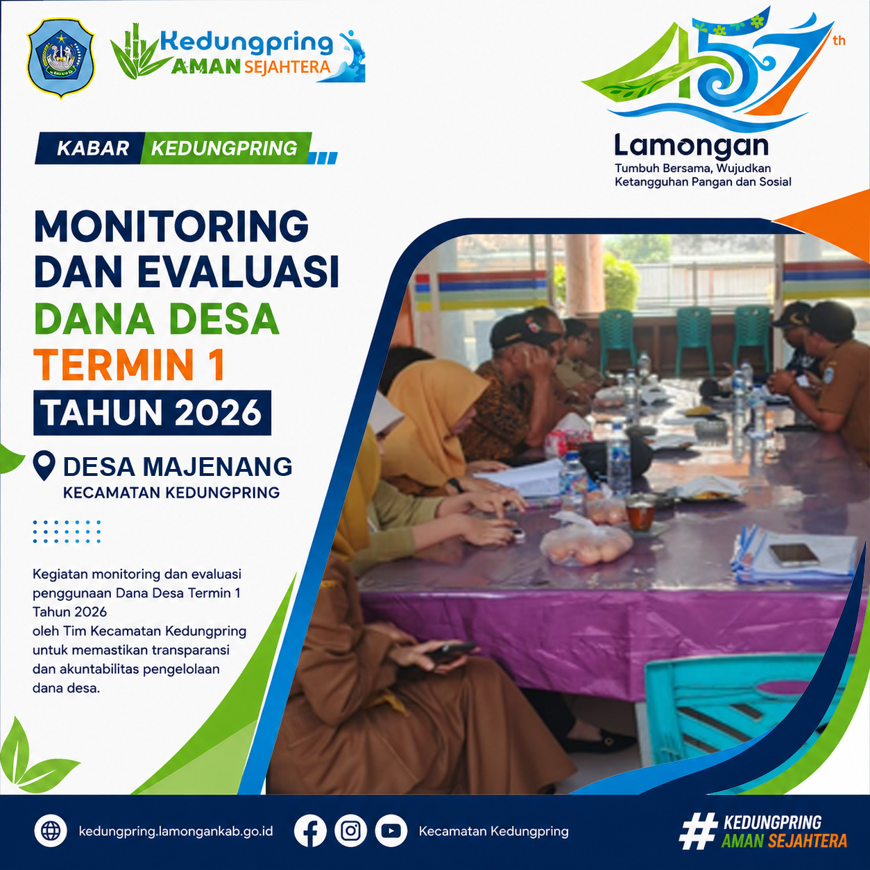 Foto: Monitoring dan Evaluasi Dana Desa Termin I Tahun 2026 di Desa Majenang