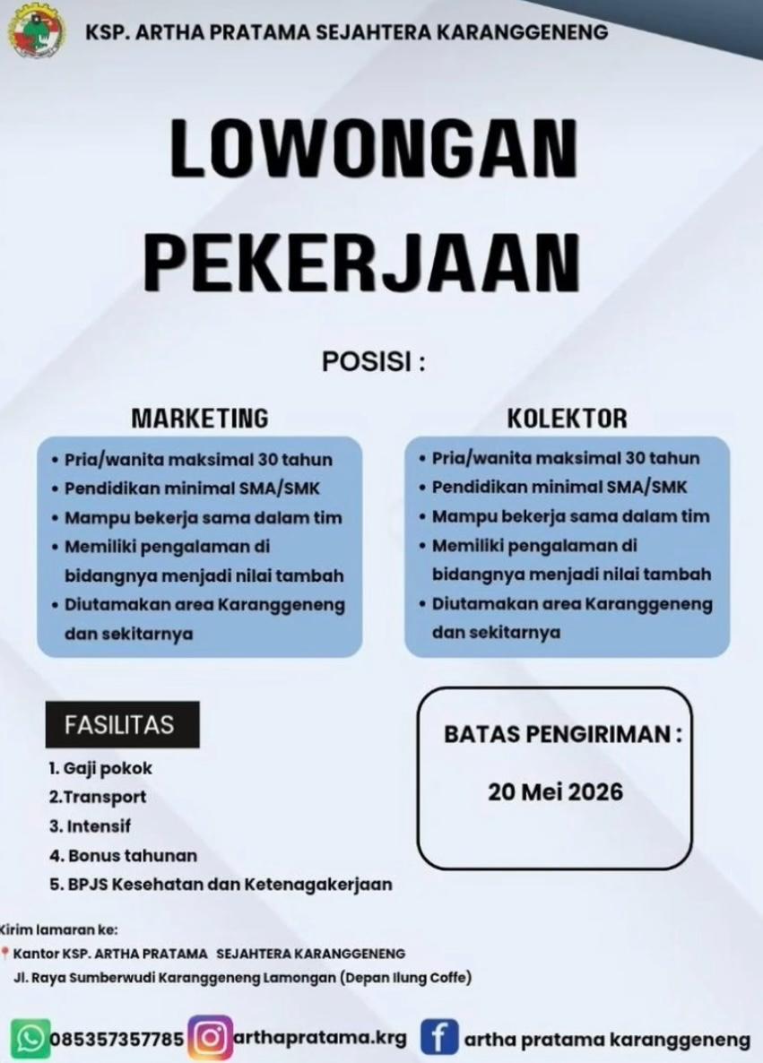 Foto: KSP. ARTHA PRATAMA SEJAHTERA KARANGGENENG