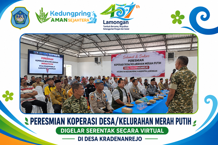 Foto: Peresmian Koperasi Desa/Kelurahan Merah Putih Digelar Serentak Secara Virtual di Desa Kradenanrejo