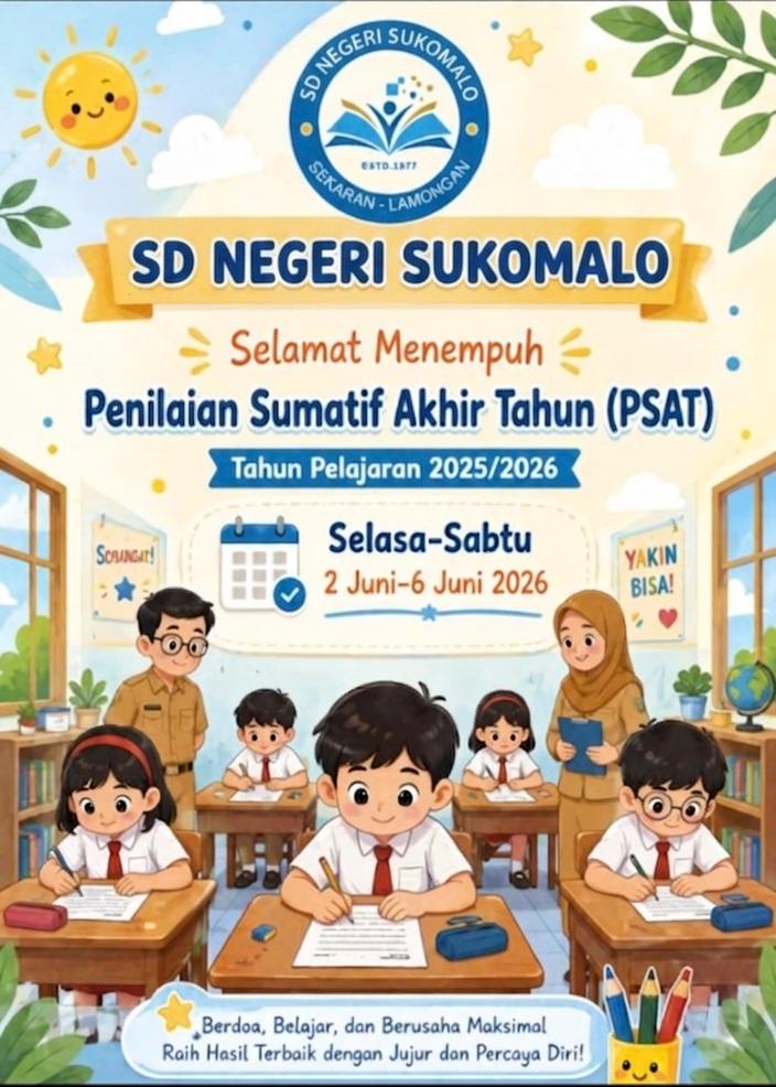 Foto: Selamat Memempuh PSAT SDN Sukomalo