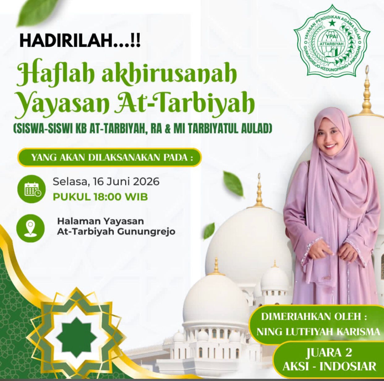 Foto: Harflah Akhirusanah Yayasan At Tarbiyah