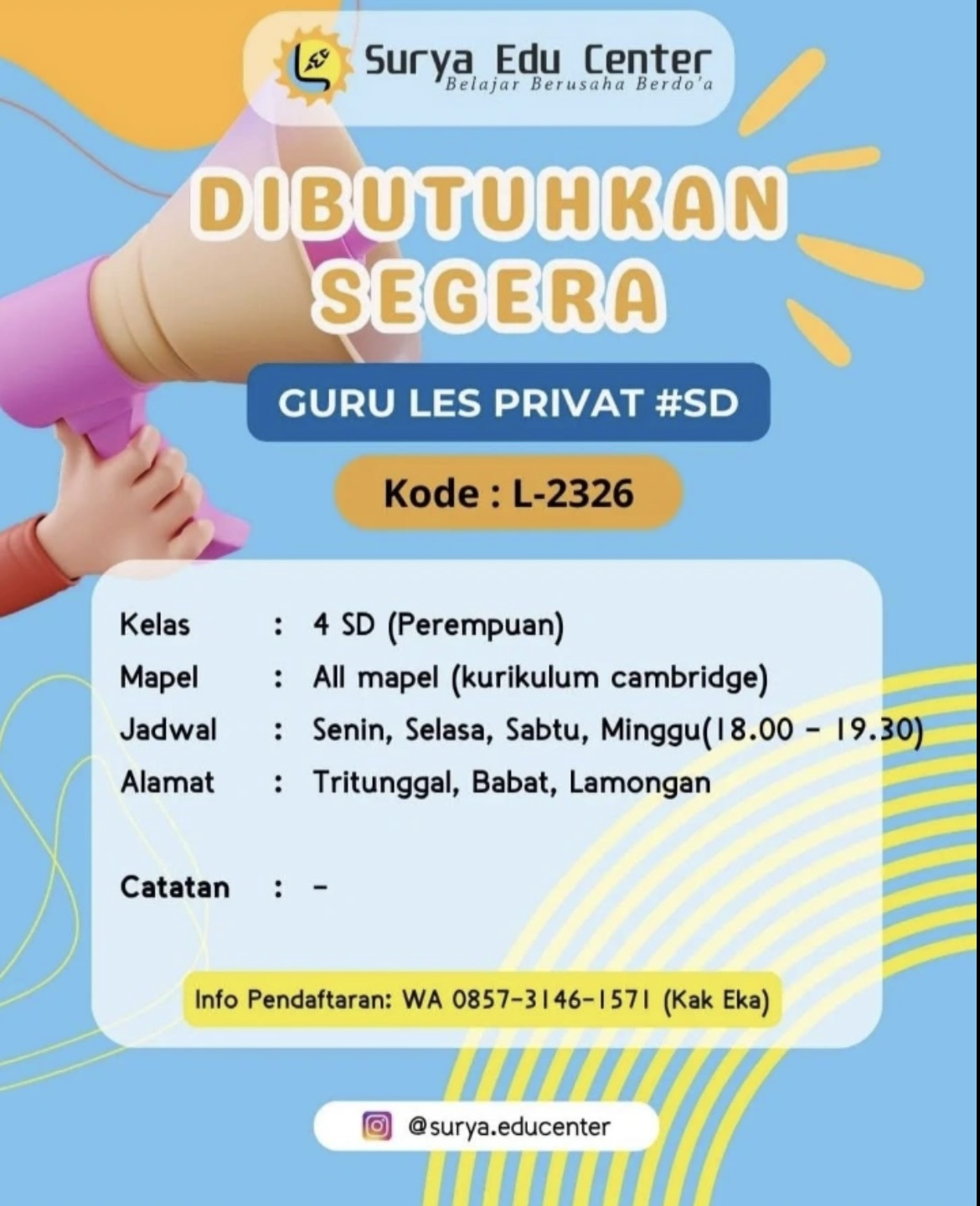Foto: Surya Edu Center