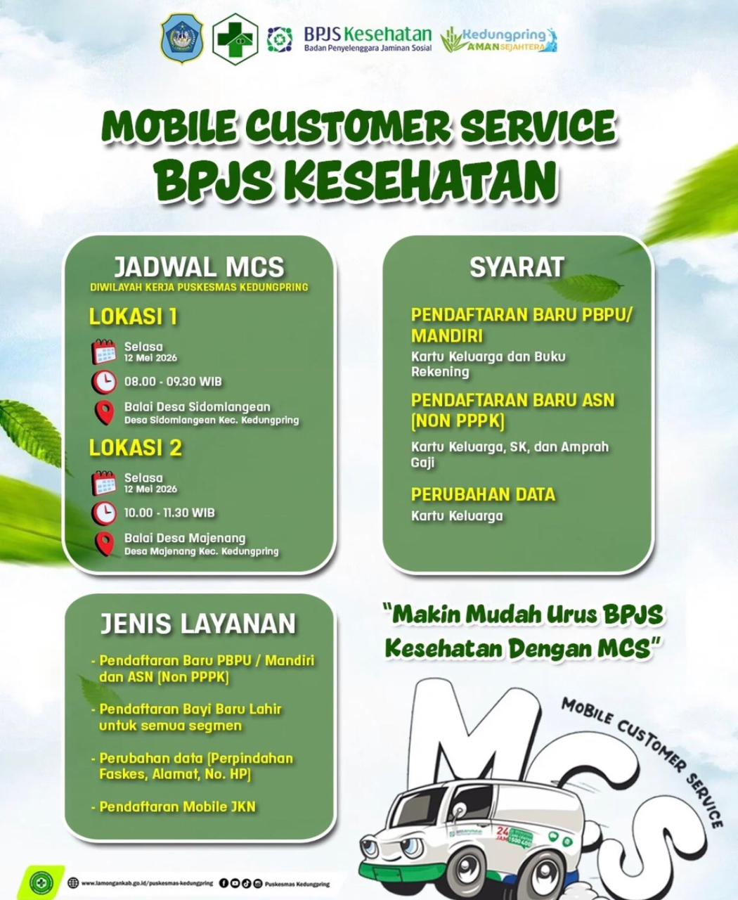 Foto: Mobile Customer Service BPJS Kesehatan