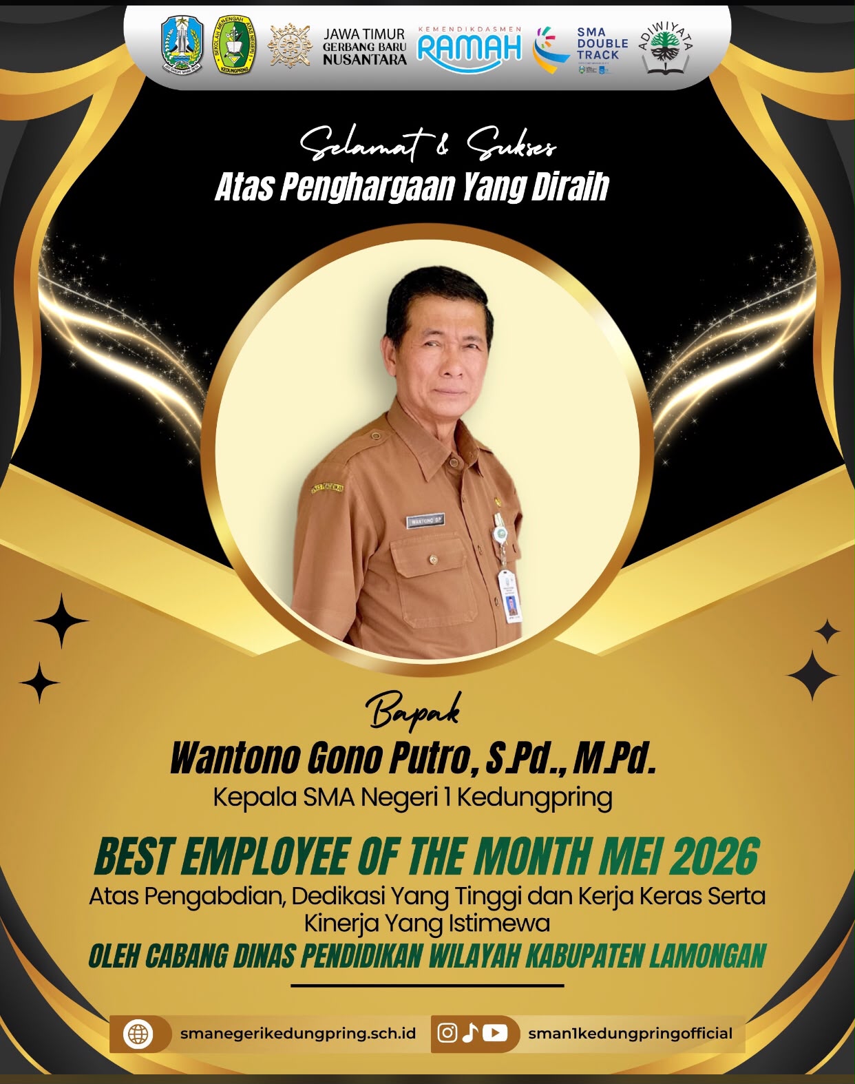 Foto: Selamat dan Sukses Atas Penghargaan Best Employee of the month Mei 2026