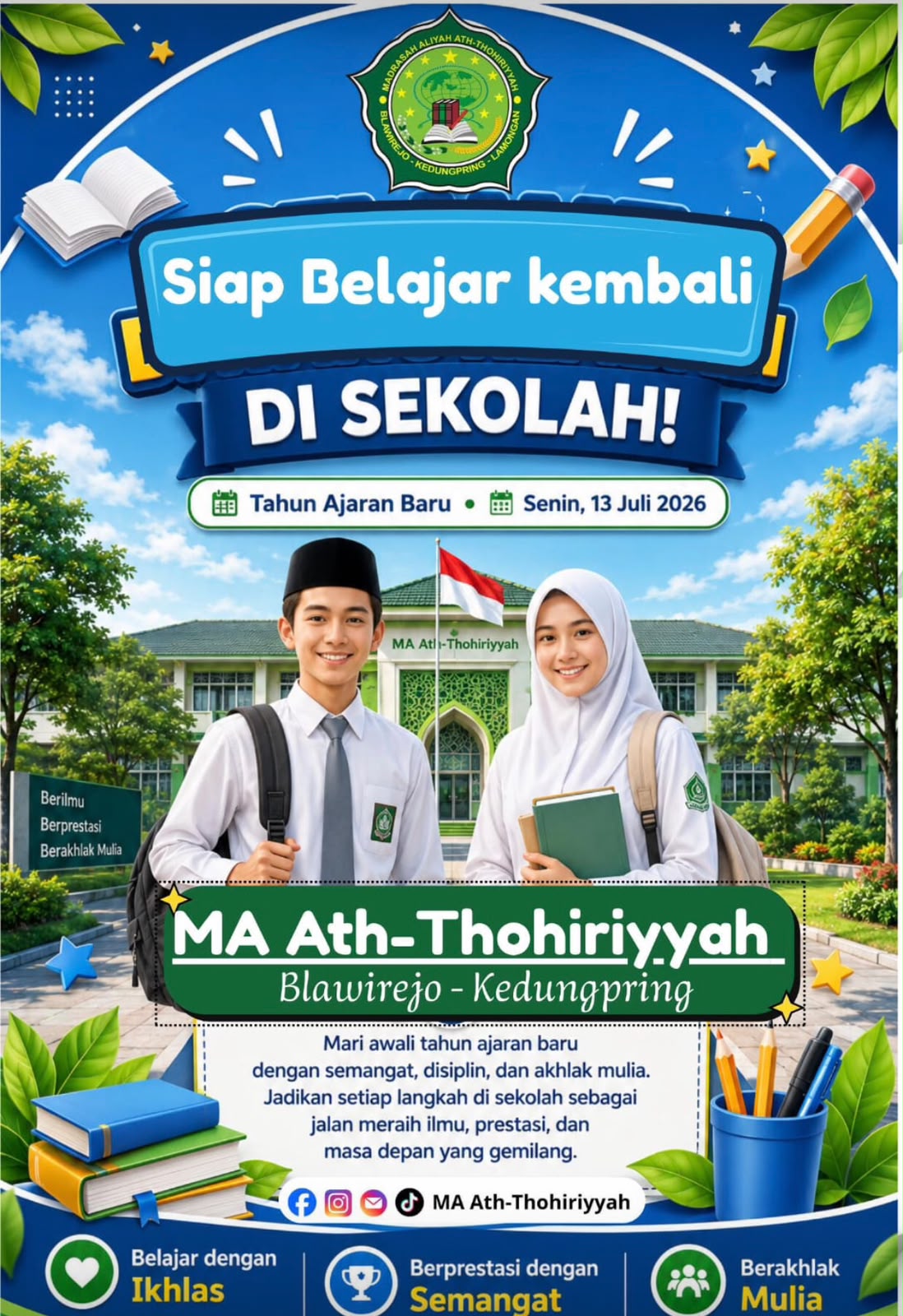 Foto: Siap Beljar Kembali MA. Ath Thohiriyyah