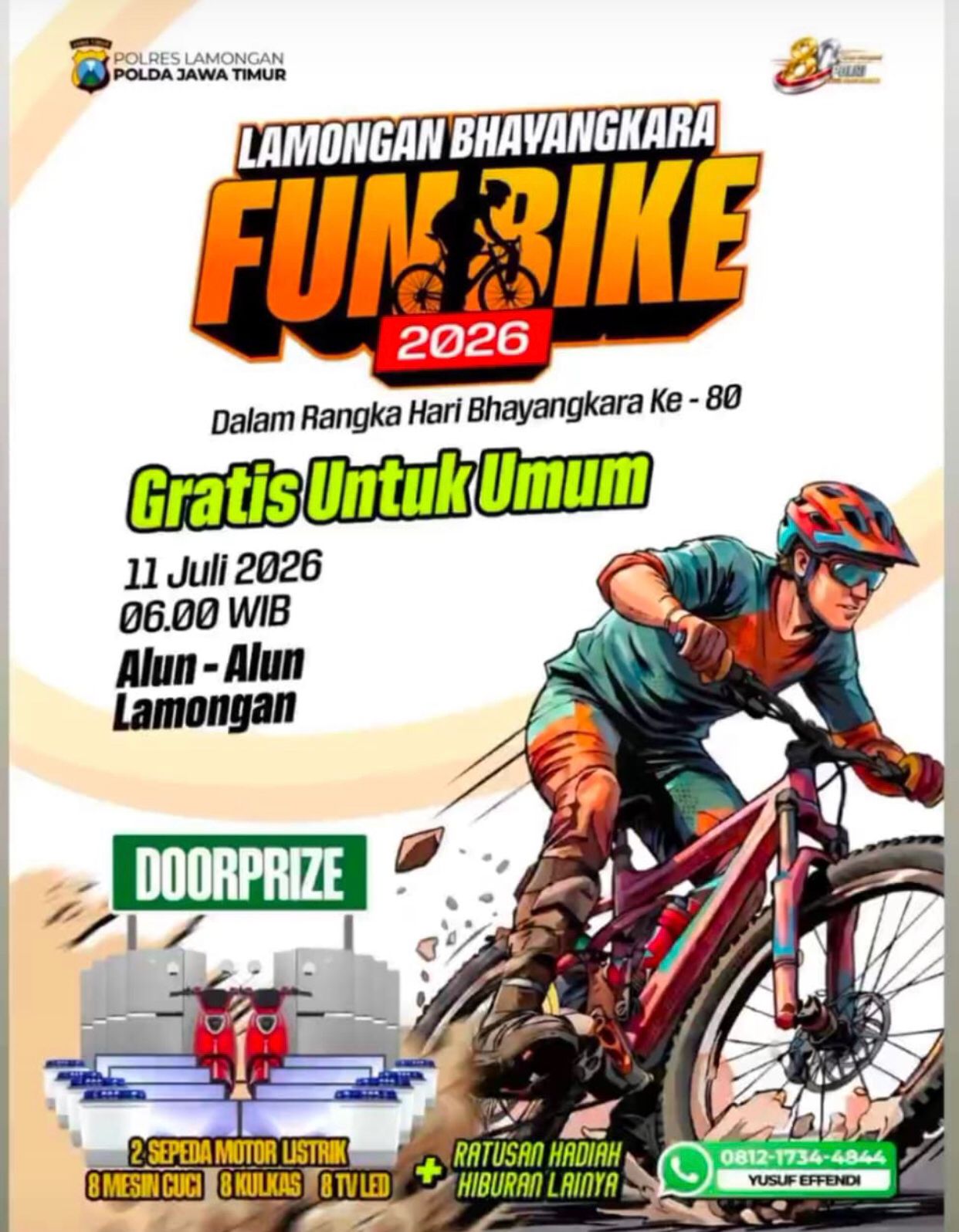 Foto: Lamongan Bhayangkara Funbike 2026
