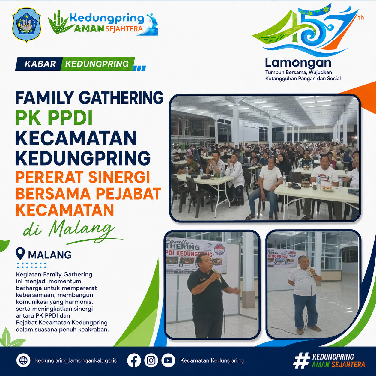 Foto: Family Gathering PK PPDI Kecamatan Kedungpring Pererat Sinergi Bersama Pejabat Kecamatan di Malang