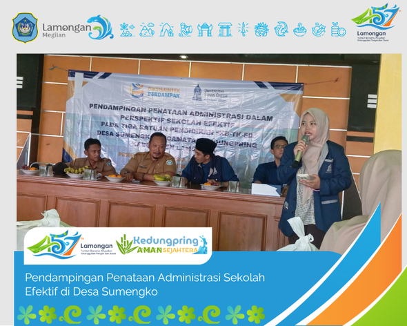 Foto: Pendampingan Penataan Administrasi Sekolah Efektif di Desa Sumengko