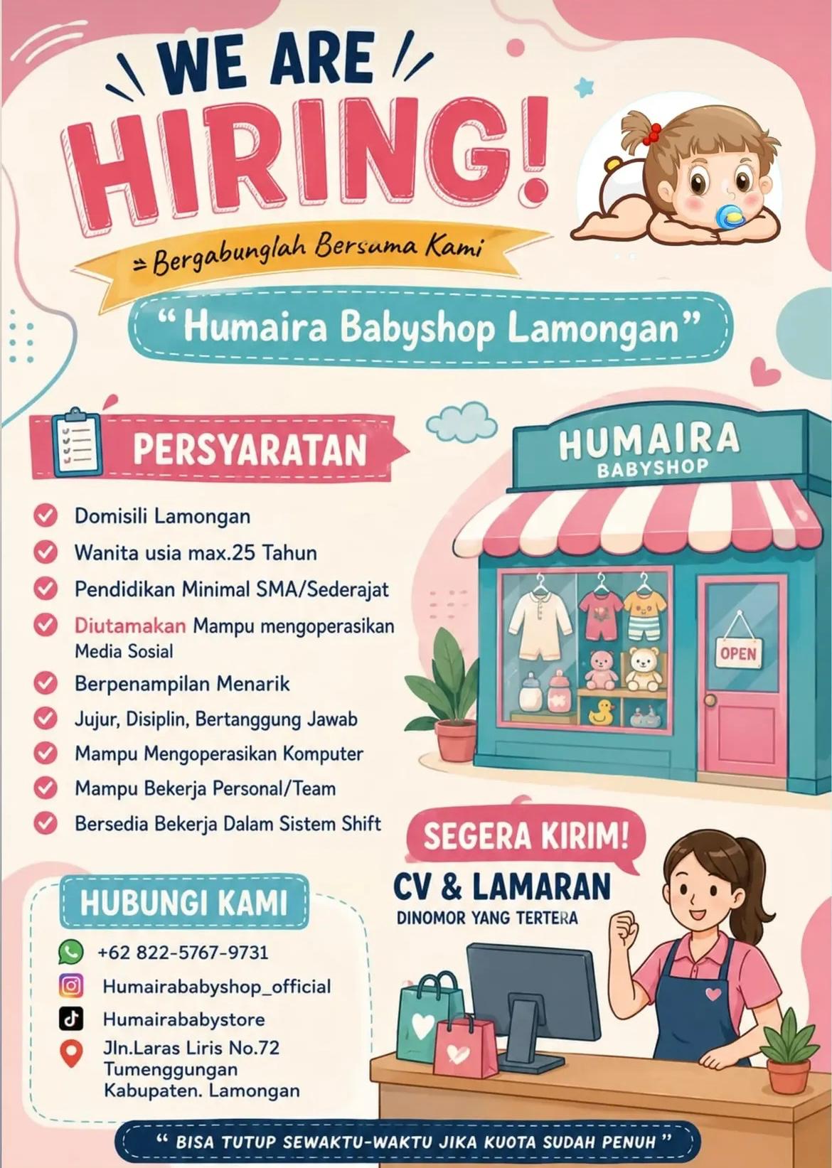 Foto: Humaira Baby Shop Lamongan