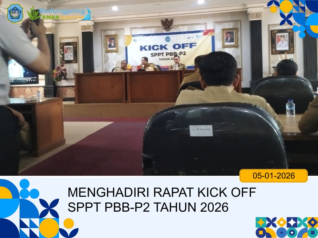 Foto: MENGHADIRI RAPAT KICK OFF SPPT PBB-P2 TAHUN 2026
