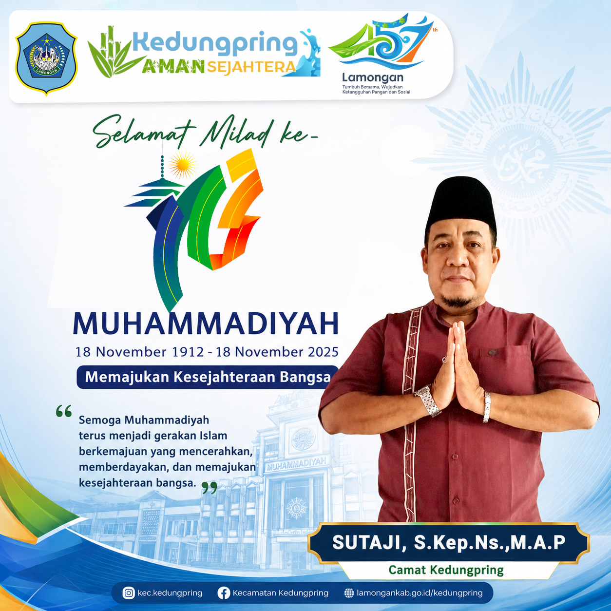 Foto: Milad ke-113 Muhammadiyah