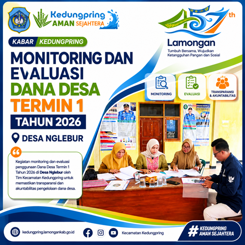 Foto: Monitoring dan Evaluasi Dana Desa Termin I Tahun 2026 di Desa Nglebur