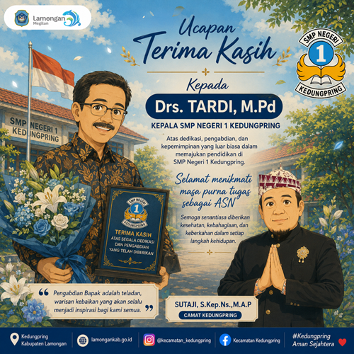 Foto: Terima Kasih Bapak Drs. TARDI, M.Pd