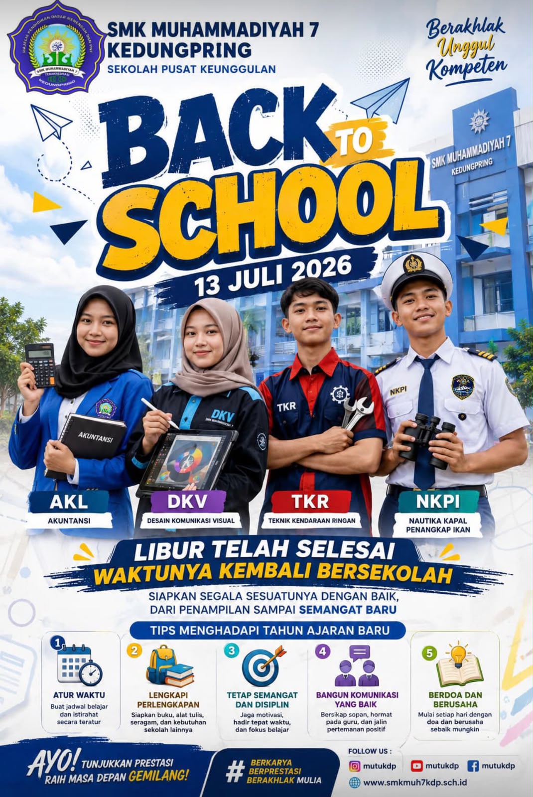 Foto: Back To School SMK Muhammadiyah 7 Kedungpring