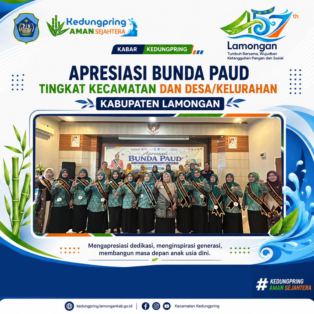 Foto: APRESIASI BUNDA PAUD TINGKAT KECAMATAN DAN DESA/KELURAHAN KABUPATEN LAMONGAN
