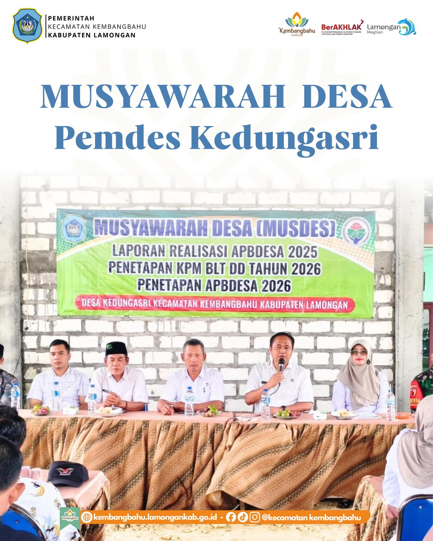 Foto: Musyawarah Desa Pemdes Kedungasri