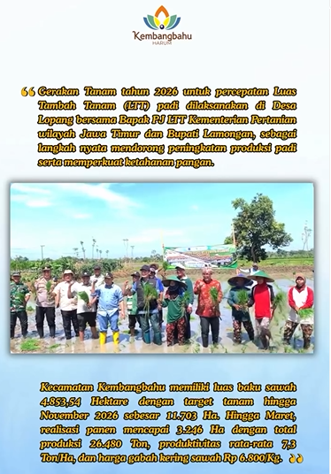 Foto: JAWA TIMUR BANGKIT - LAMONGAN MEGILAN - KEMBANGBAHU HARUM