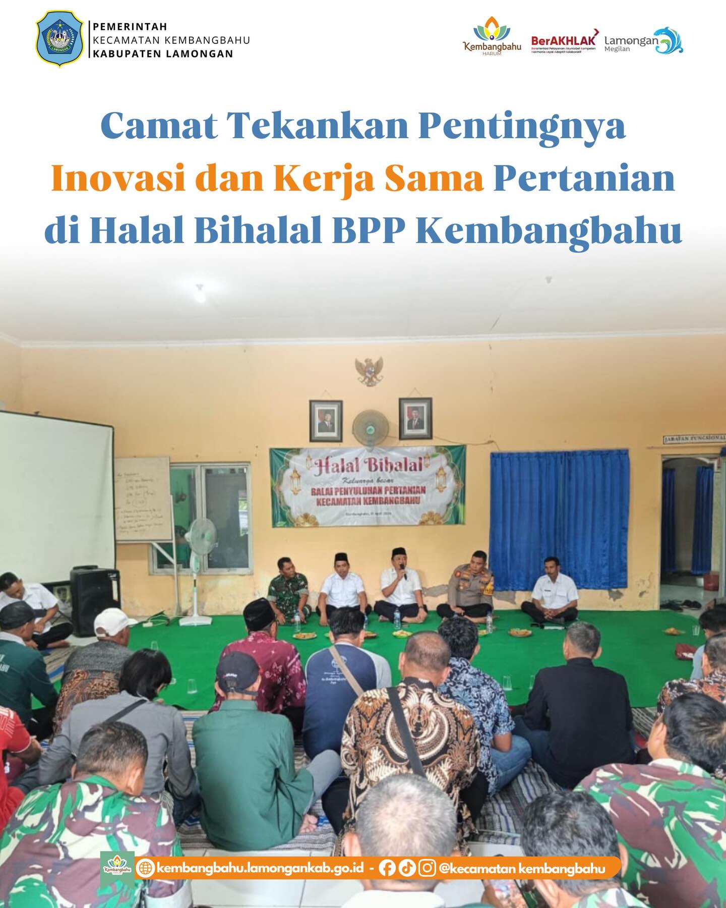 Foto: PENTINGNYA INOVASI DAN KERJA SAMA DALAM HAL MEMAJUKAN PERTANIAN DI KEMBANGBAHU