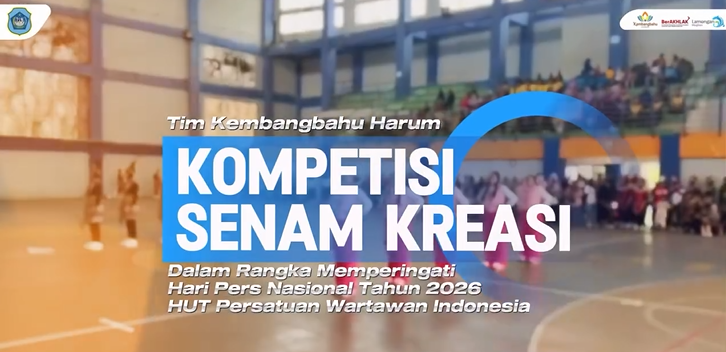 Foto: Kompetisi Senam Kreasi dalam rangka peringatan Hari Pers Nasional Tahun 2026 dan HUT Persatuan Wartawan Indonesia (PWI) Ke-80