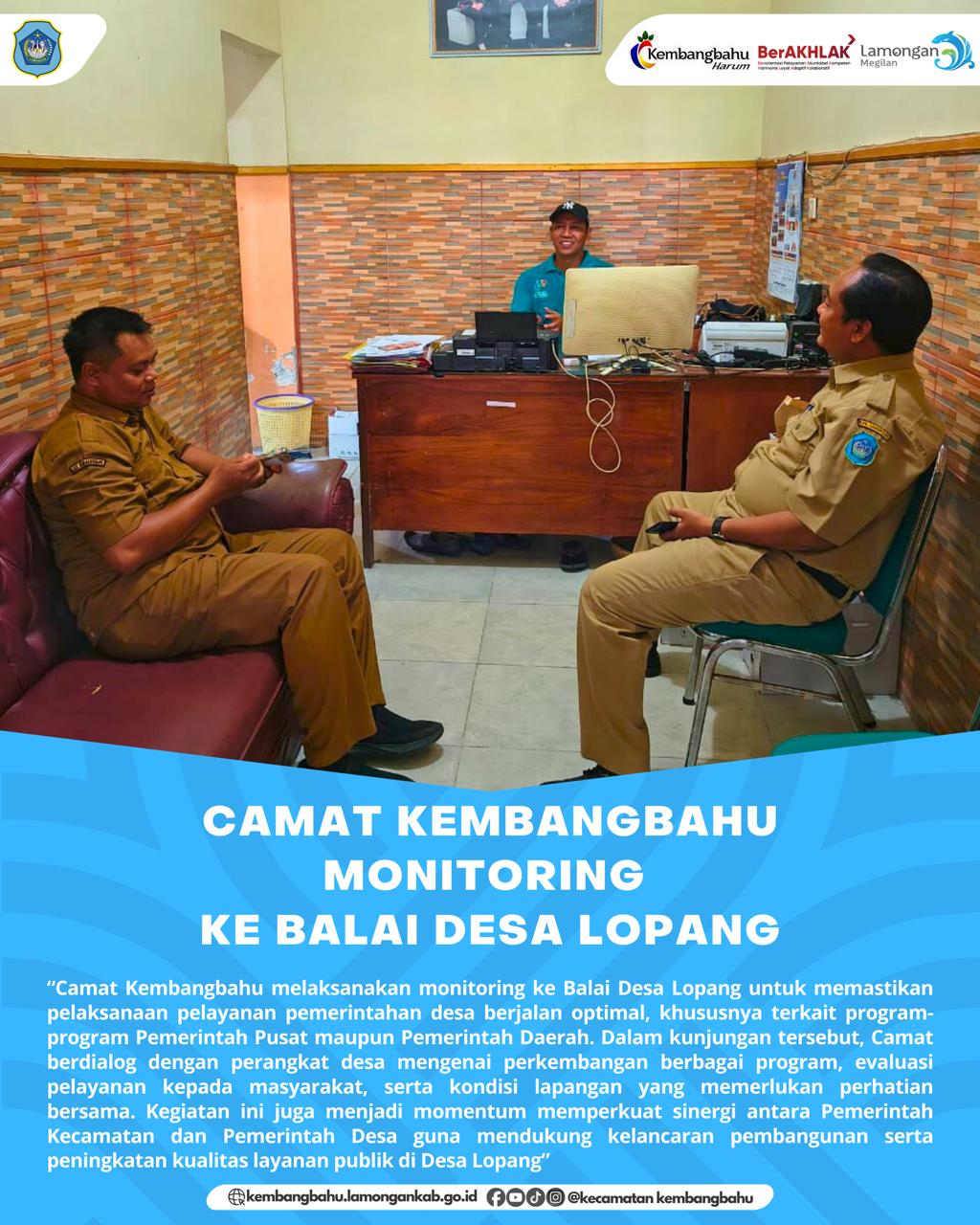 Foto: MONITORING DESA LOPANG