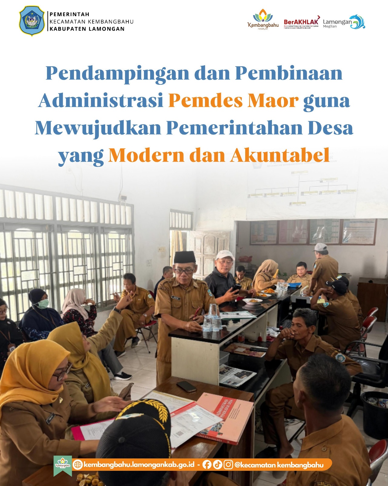 Foto: PENDAMPINGAN DAN PEMBINAAN ADMINISTRASI PEMERINTAH DESA MAOR